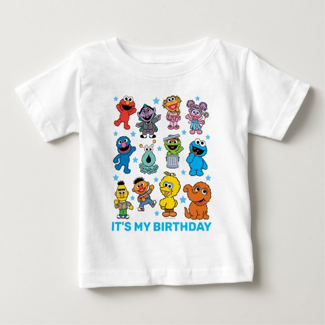 Sesame Street Character Baby T-Shirt (Front)