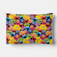 Sesame Street Character Faces Pattern
