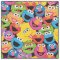 Sesame Street Character Faces Pattern