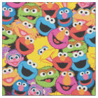 Sesame Street Character Faces Pattern