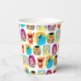 Sesame Street Character Fun & Colourful Pattern Paper Cups