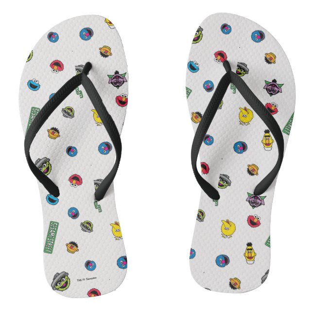 Sesame Street Character Pattern Jandals (Footbed)