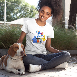 Sesame Street Characters Be Kind - Sign Language T-Shirt