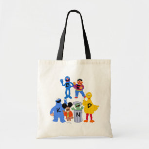 Sesame Street Characters Be Kind - Sign Language Tote Bag