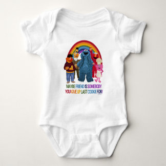 Sesame Street Characters | Friends Quote Baby Bodysuit