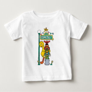 Sesame Street Characters & Street Sign Baby T-Shirt