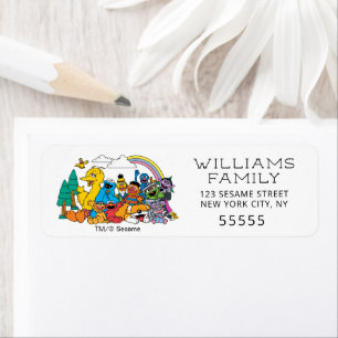 Sesame Street Characters & Street Sign Birthday