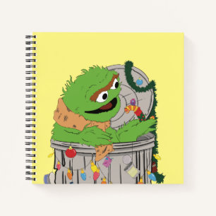 Sesame Street   Christmas Oscar the Grouch Notebook