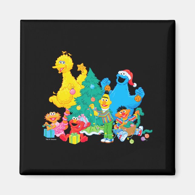 Sesame Street Christmas Pals  Magnet (Front)