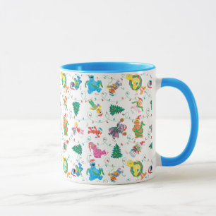 Sesame Street Christmas Tree Pattern Mug