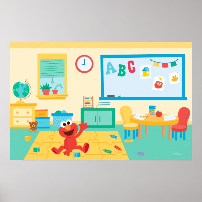 Sesame Street | Classroom Scene Poster (Front)