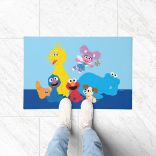 Sesame Street   Colorful Sesame Street Pals Doormat