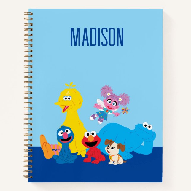 Sesame Street | Colourful Sesame Street Pals Notebook (Front)