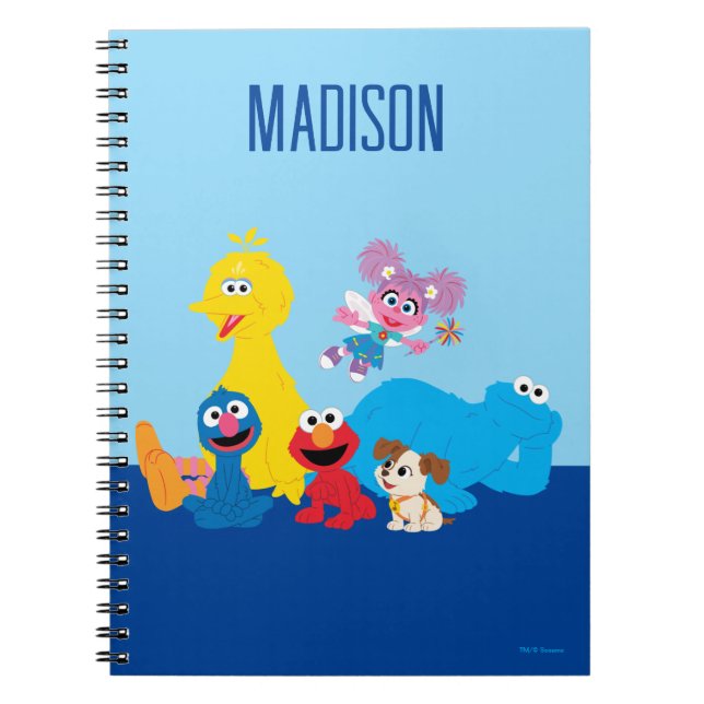 Sesame Street | Colourful Sesame Street Pals Notebook (Front)