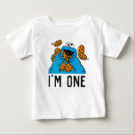 Sesame Street | Cookie Monster 1st Birthday Baby T Baby T-Shirt<br><div class="desc">Celebrate your child's 1st Birthday with this sweet Cookie Monster "I'm One" Birthday shirt.</div>