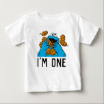 Sesame Street | Cookie Monster 1st Birthday Baby T Baby T-Shirt<br><div class="desc">Celebrate your child's 1st Birthday with this sweet Cookie Monster "I'm One" Birthday shirt.</div>
