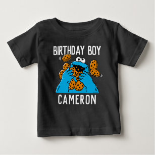 Sesame Street   Cookie Monster 1st Birthday Baby T Baby T-Shirt