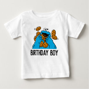 Sesame Street   Cookie Monster 1st Birthday Baby T T-Shirt
