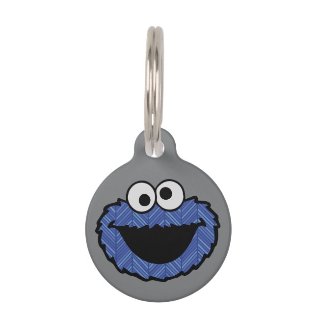 Sesame Street | Cookie Monster | 80's Throwback Pet Tag (Front)