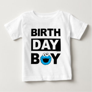 Sesame Street   Cookie Monster - Birthday Boy Baby T-Shirt