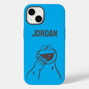 Sesame Street   Cookie Monster Bright   Add Name Case-Mate iPhone 14 Case