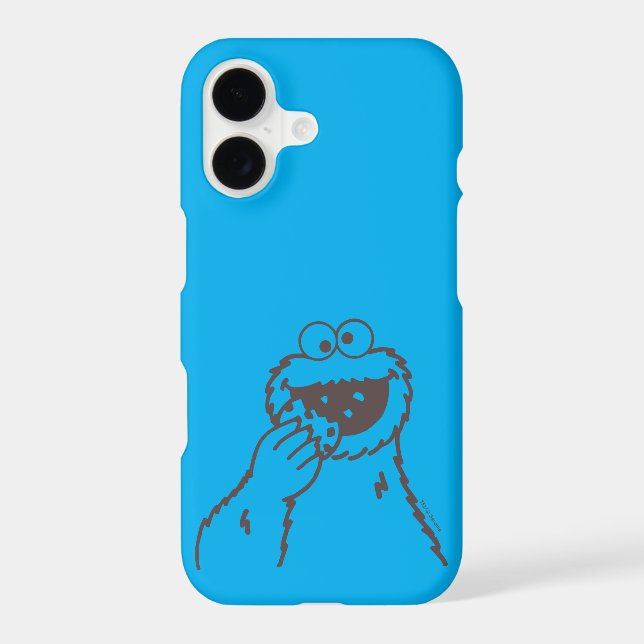 Sesame Street | Cookie Monster Bright iPhone Case (Back)