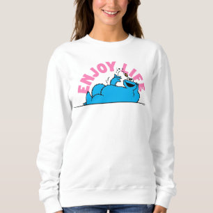 Sesame Street   Cookie Monster Enjoy Life Sweatshirt