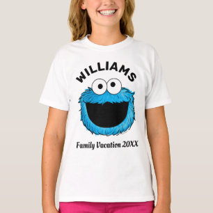 Sesame Street Cookie Monster Family Vacation T-Shirt