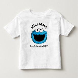 Sesame Street Cookie Monster Family Vacation Toddler T-Shirt