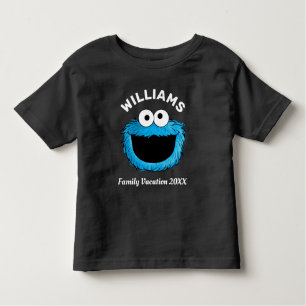 Sesame Street Cookie Monster Family Vacation Toddler T-Shirt