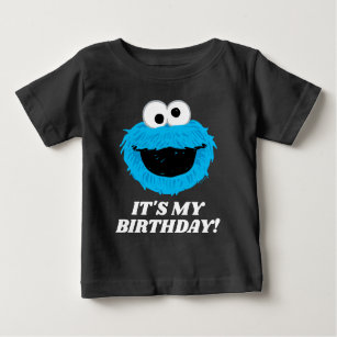 Sesame Street   Cookie Monster - It's My Birthday  Baby T-Shirt