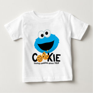 Sesame Street Cookie Monster Loving Cookies Baby T-Shirt