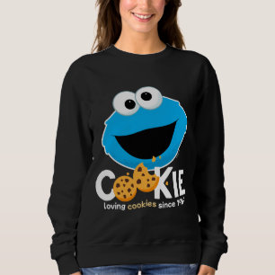Sesame Street Cookie Monster Loving Cookies Sweatshirt