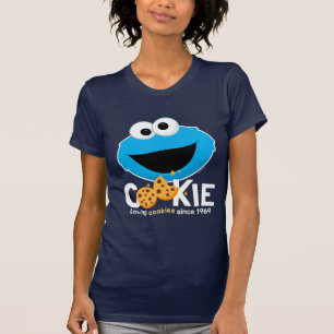 Sesame Street Cookie Monster Loving Cookies T-Shirt