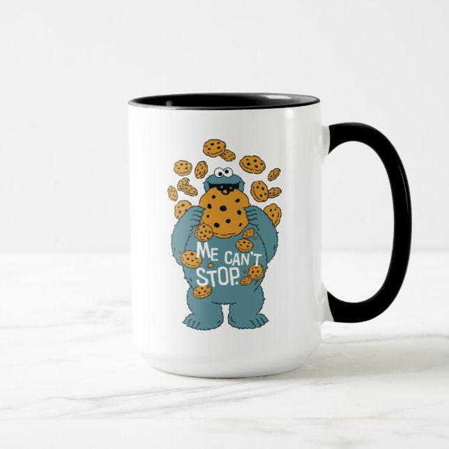 Sesame Street | Cookie Monster - Me Can't Stop Mug (Right)