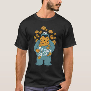 Sesame Street   Cookie Monster - Me Can't Stop T-Shirt