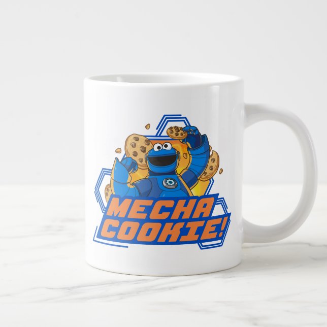 Sesame Street | Cookie Monster Mecha Cookie! Large Coffee Mug (Right)