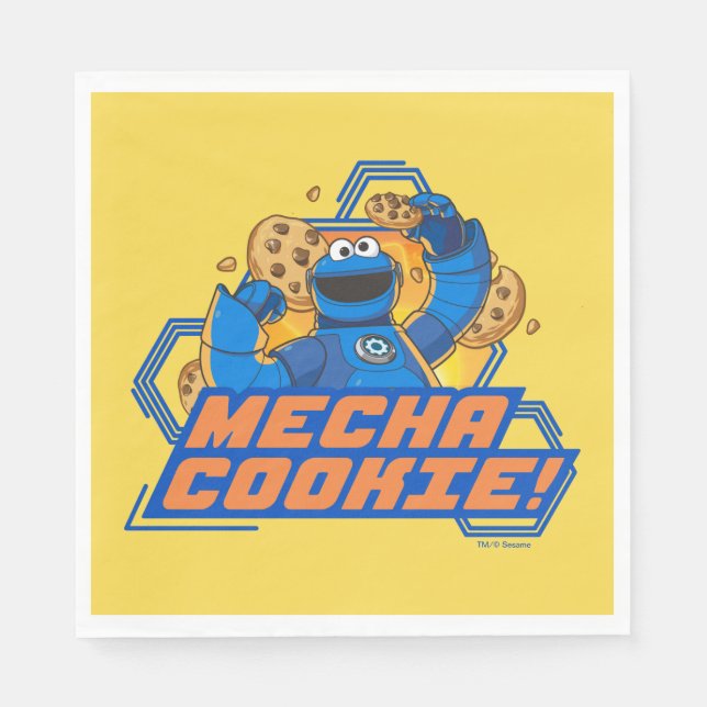 Sesame Street | Cookie Monster Mecha Cookie! Napkin (Front)