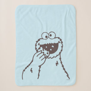 Sesame Street   Cookie Monster Sherpa Blanket