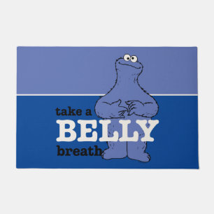 Sesame Street   Cookie Monster Take A Breath Doormat