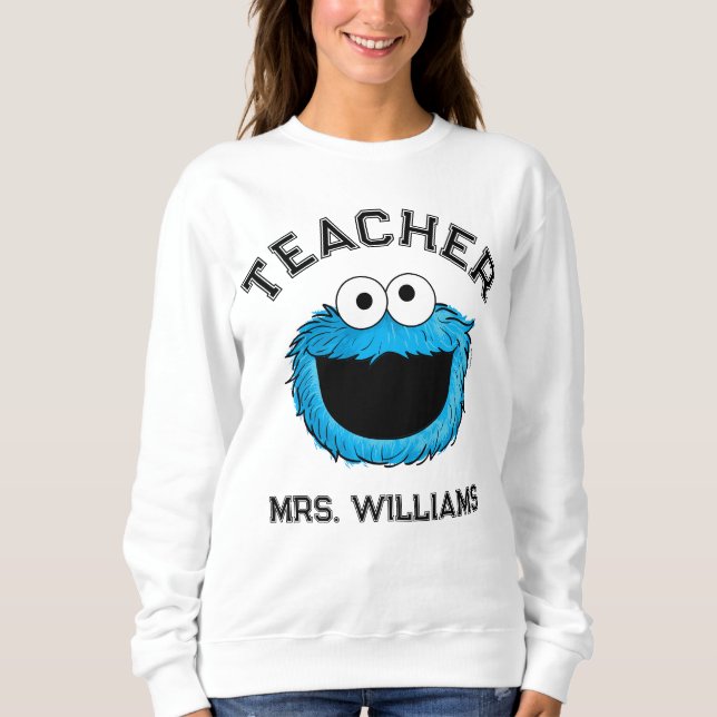 Sesame Street | Cookie Monster Teacher Sweatshirt (Front)