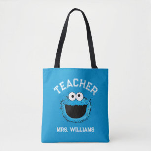 Sesame Street Cookie Monster Teacher Tote Bag