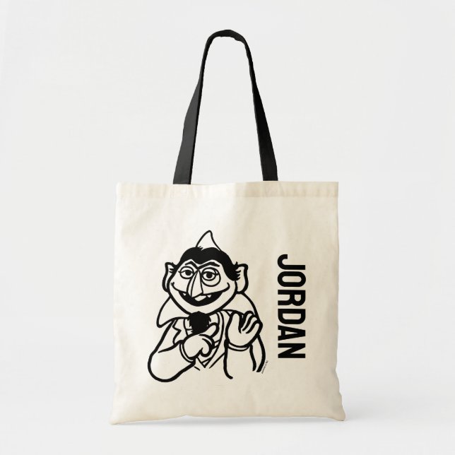 Sesame Street | Count von Count | Add Your Name Tote Bag (Front)