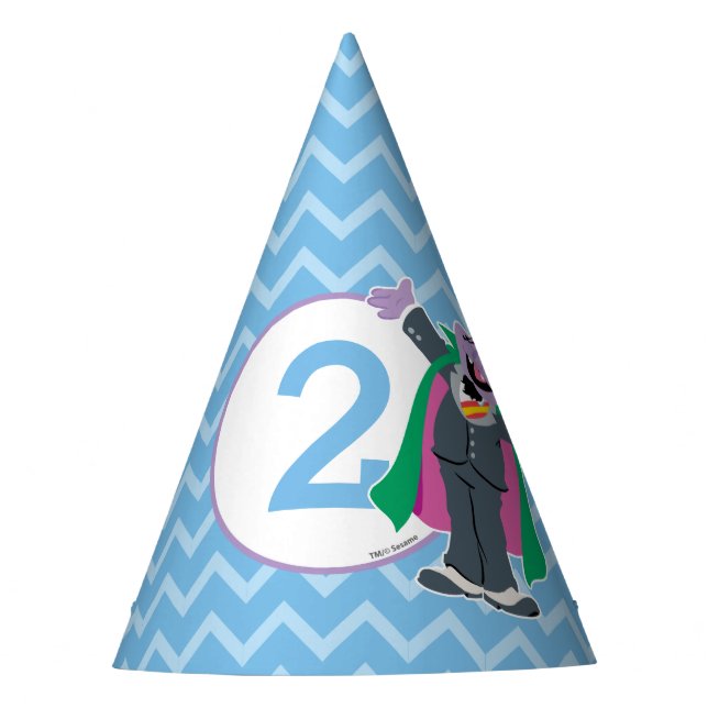 Sesame Street | Count von Count Birthday Party Hat (Front)