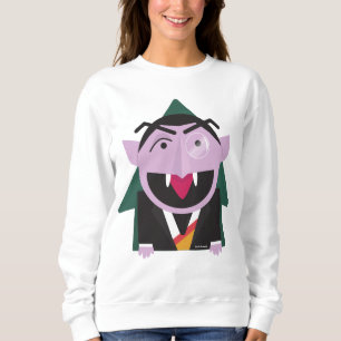 Sesame Street Count von Count Illustration Sweatshirt