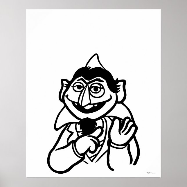 Sesame Street | Count von Count Poster (Front)