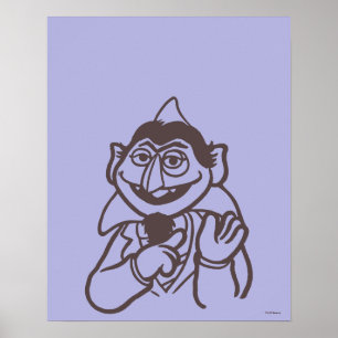 Sesame Street   Count von Count Poster