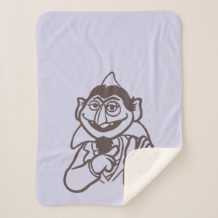 Sesame Street Count von Count Sherpa Blanket