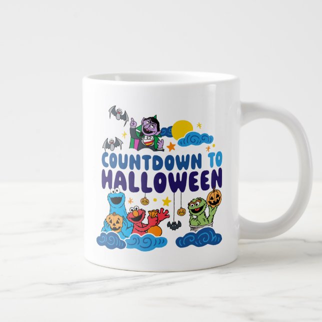 Sesame Street | Countdown to Halloween Large Coffee Mug (Right)