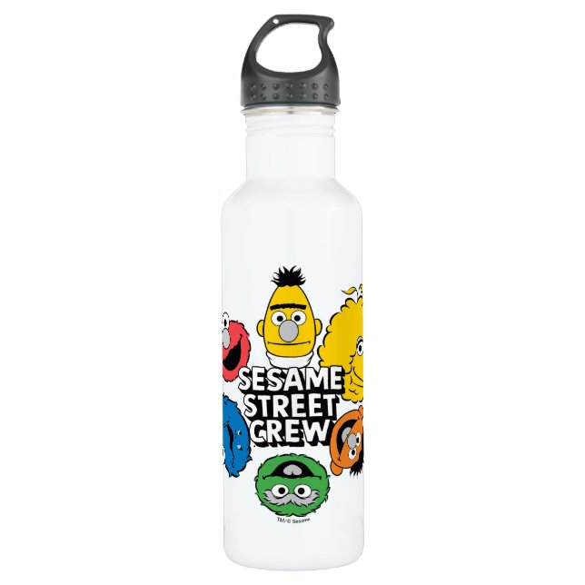 Sesame Street Crew 710 Ml Water Bottle (Front)